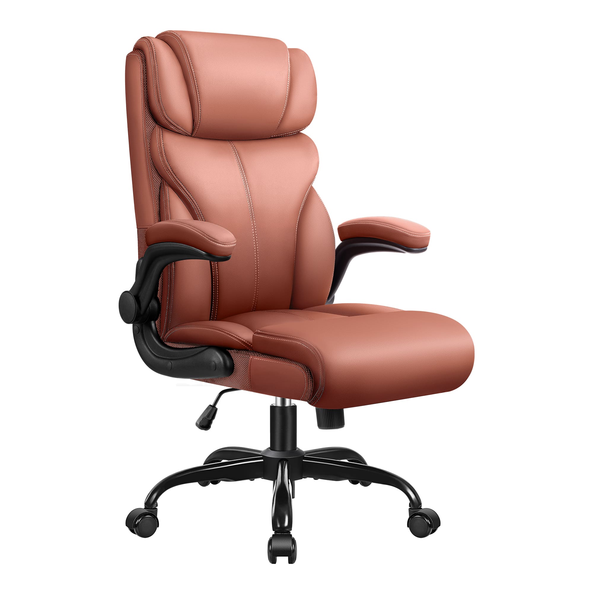 Big and Tall Leather Executive Back Support Office Chair 5066H - Image 5