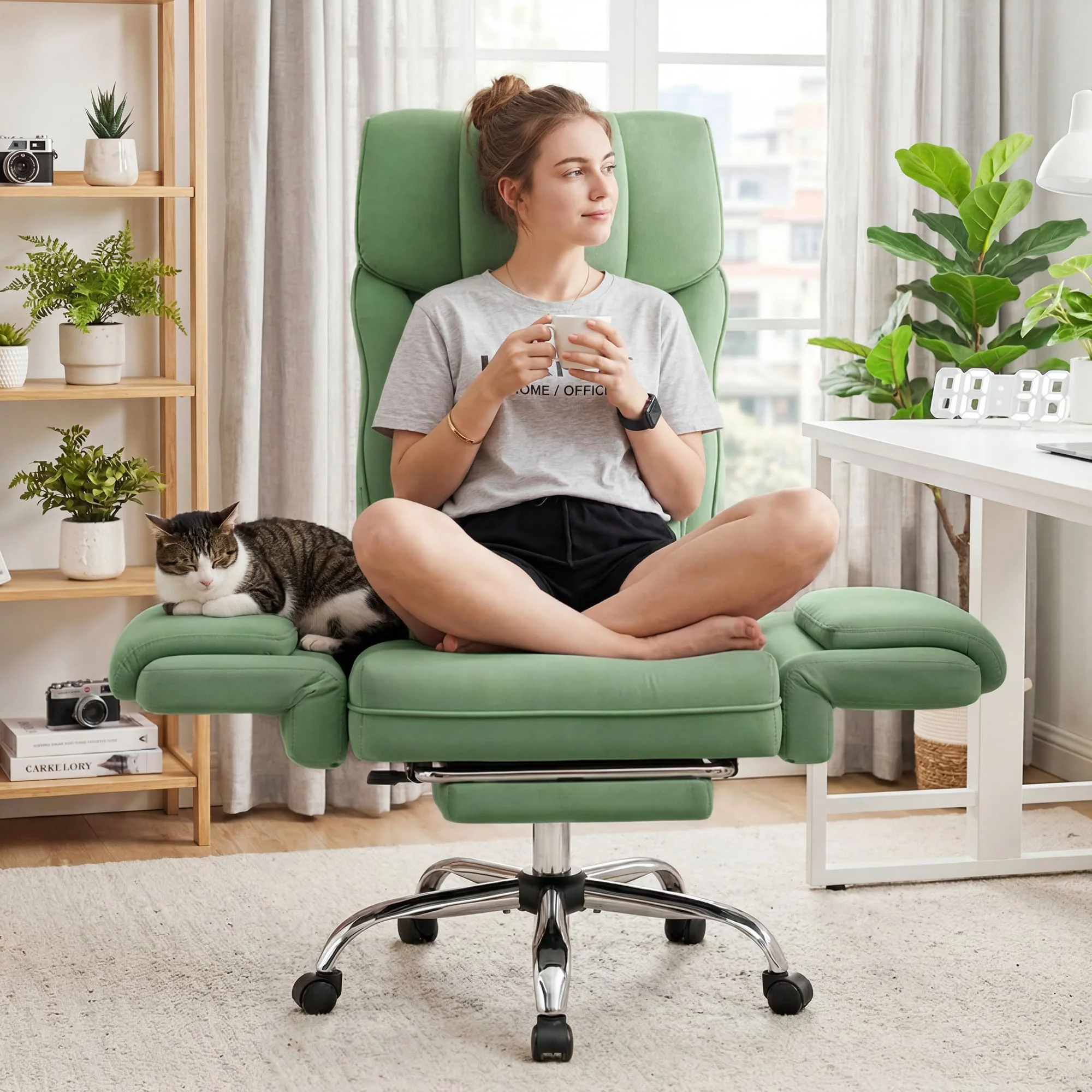 Big and Tall Executive Office Chair with Ergonomic Lumbar Support 6088 - Image 17