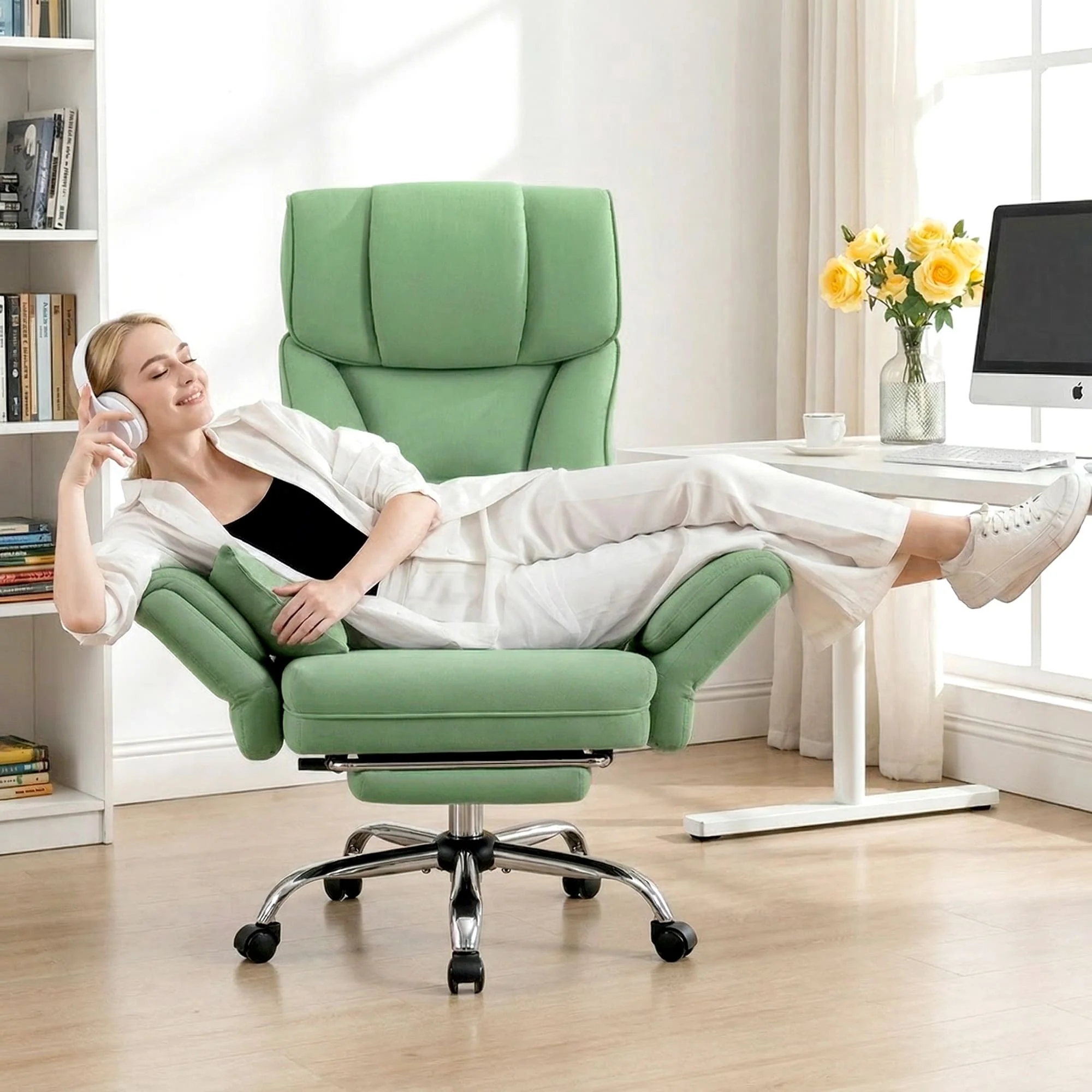 Big and Tall Executive Office Chair with Ergonomic Lumbar Support 6088 - Image 15