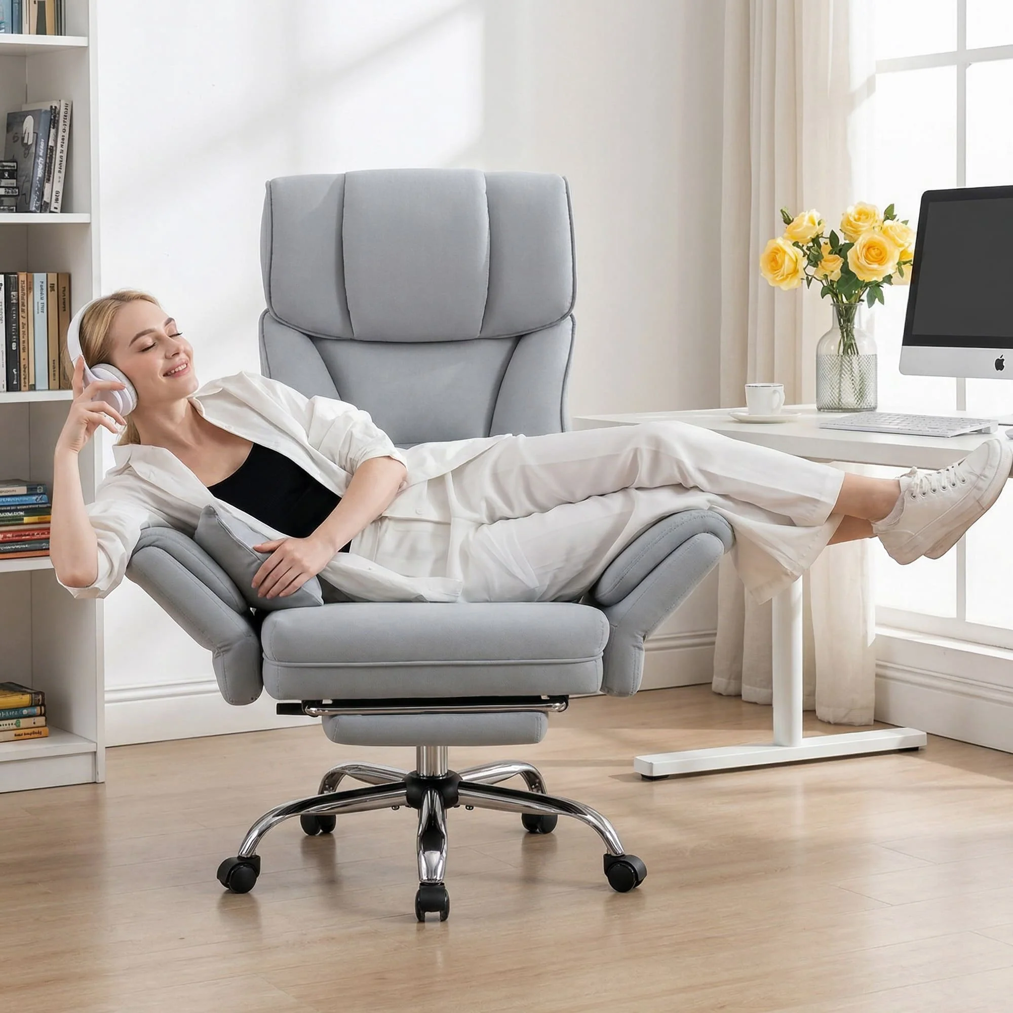 Big and Tall Executive Office Chair with Ergonomic Lumbar Support 6088 - Image 20
