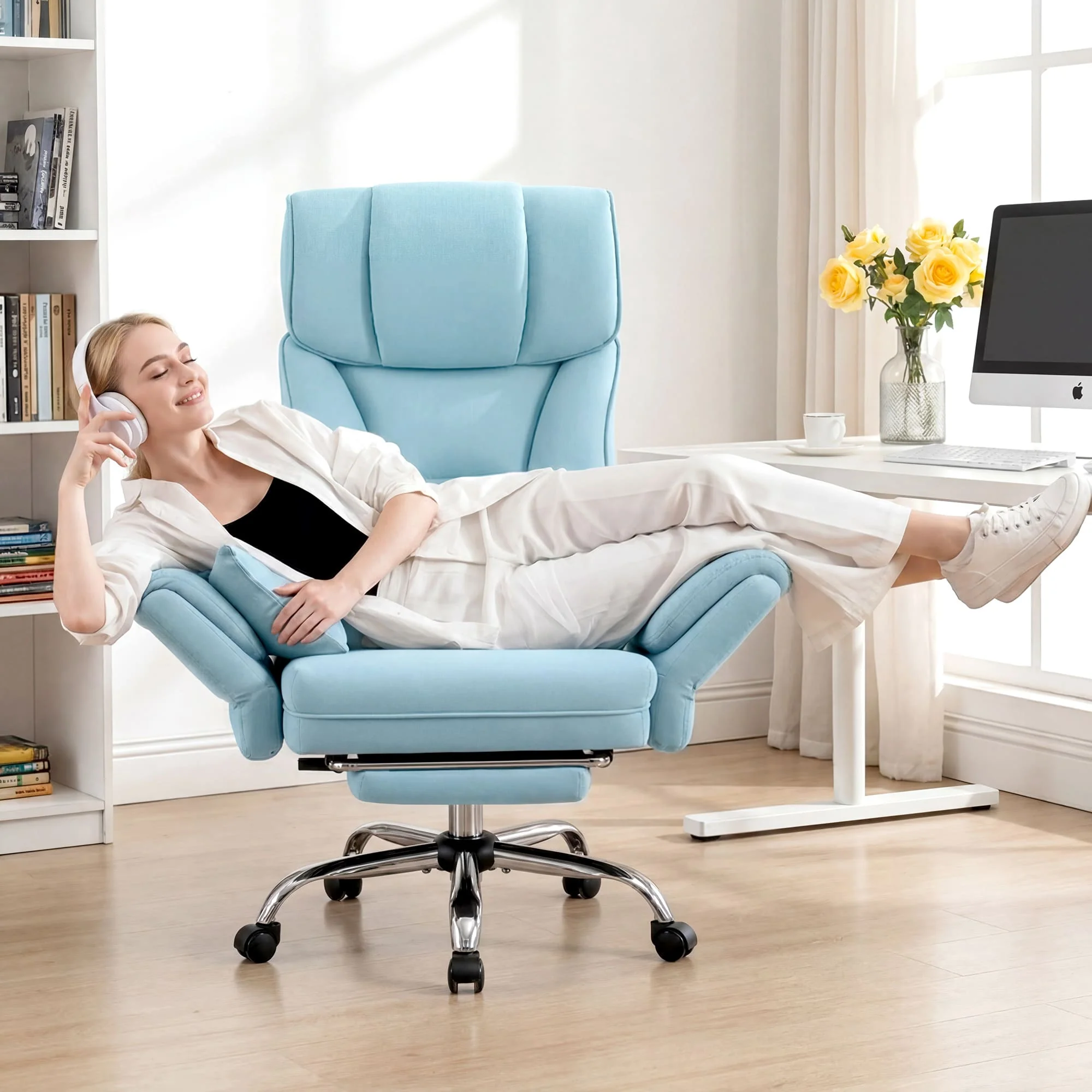 Big and Tall Executive Office Chair with Ergonomic Lumbar Support 6088 - Image 29