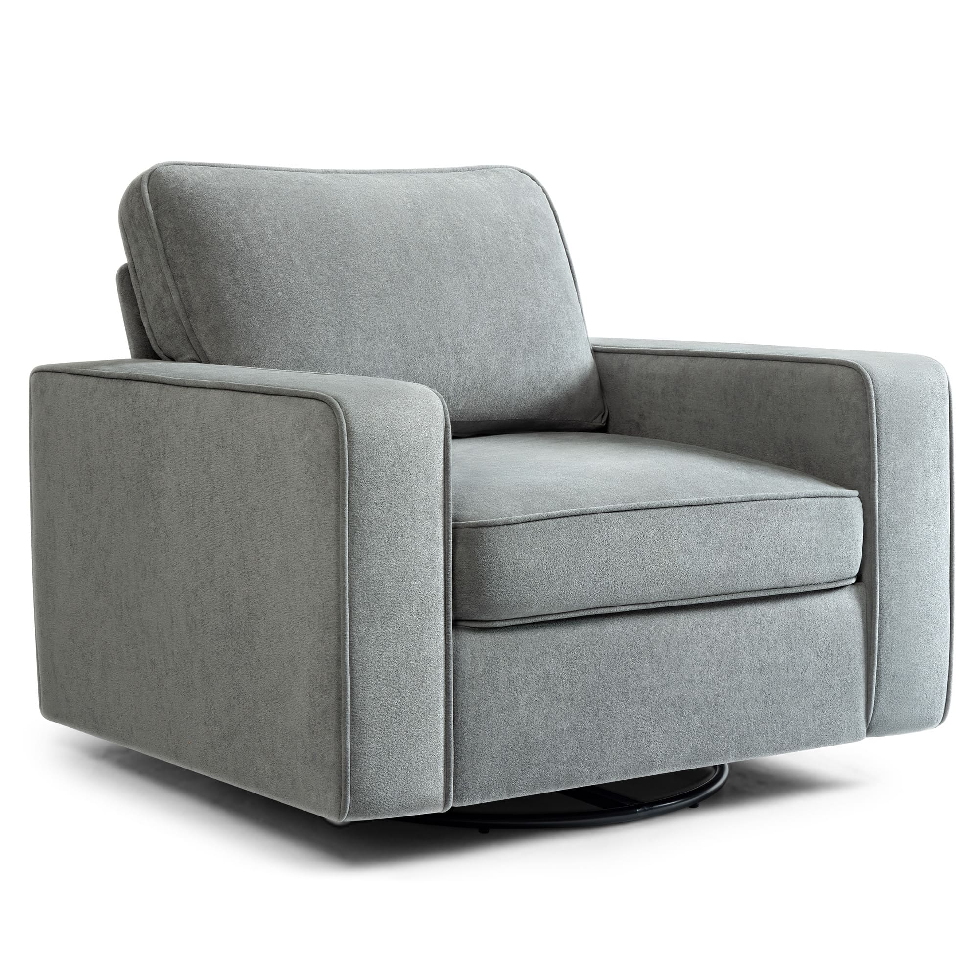Modern Swivel Rotating Barrel Sofa Chair - Image 15