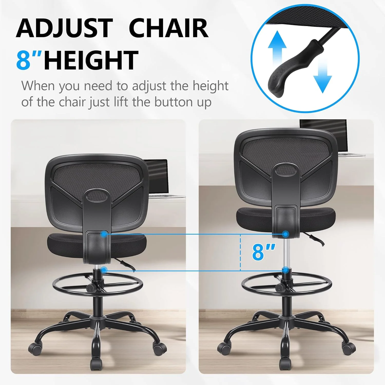 Primy Desk Drafting Chair 777-Z - Image 4